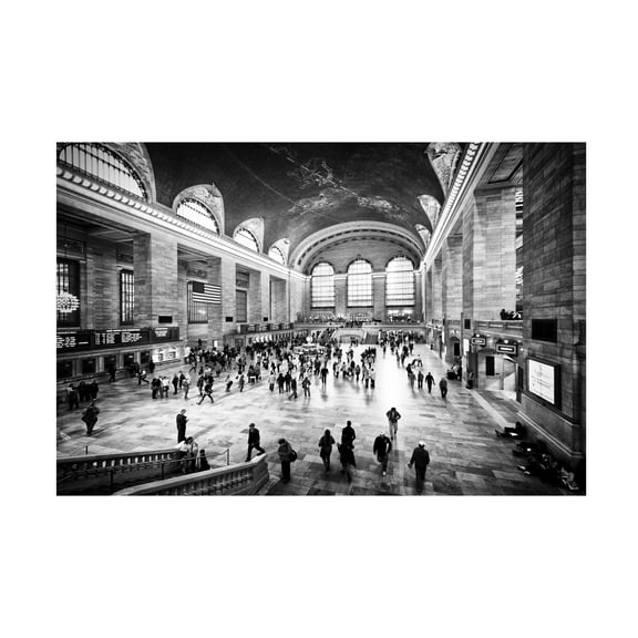 Trademark Fine Art Philippe Hugonnard Grand Central Terminal NYC Canvas Wall Art - 12x19