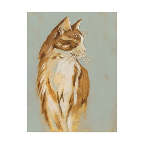 Trademark Fine Art 'Lap Cat I' Canvas Art by Chariklia Zarris