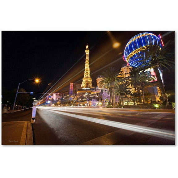 Trademark Fine Art "Las Vegas Blvd." Canvas Art by David Ayash