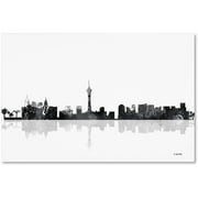 Trademark Fine Art "Las Vegas Nevada Skyline BG-1" Canvas Art by Marlene Watson