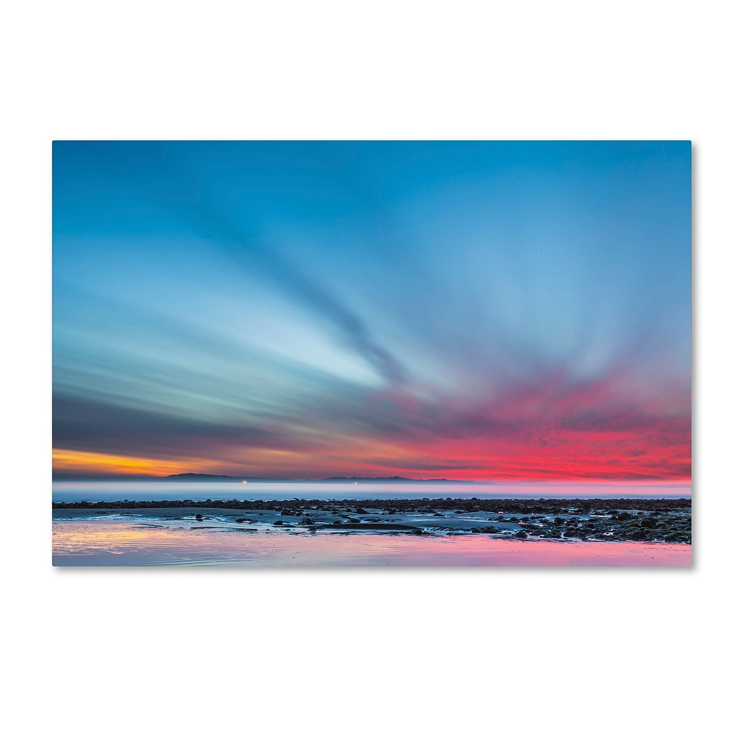 Trademark Fine Art "Last Light" Canvas Art by Chris Moyer