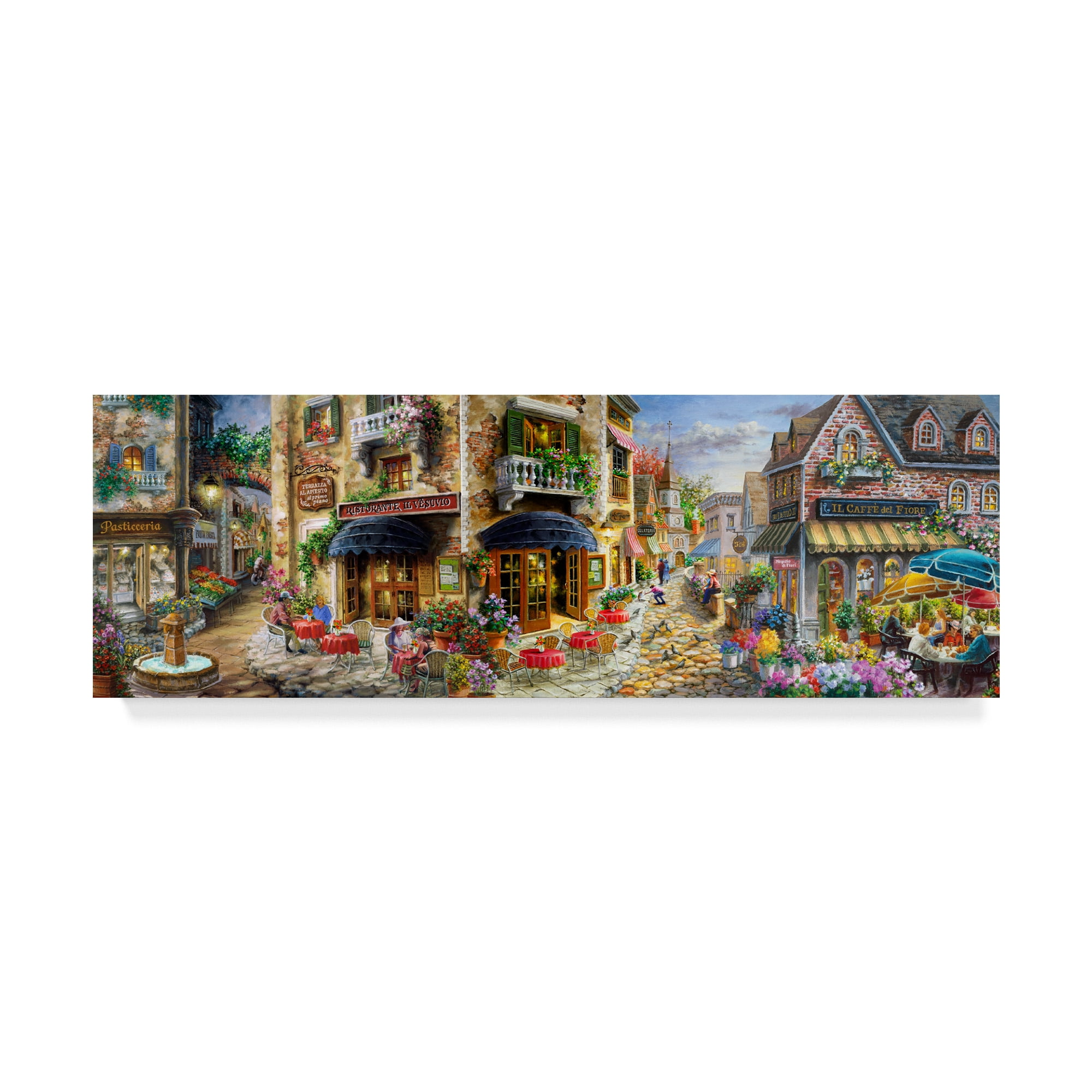 Trademark Fine Art 'Late Afternoon in Italy' Canvas Art by Nicky Boehme