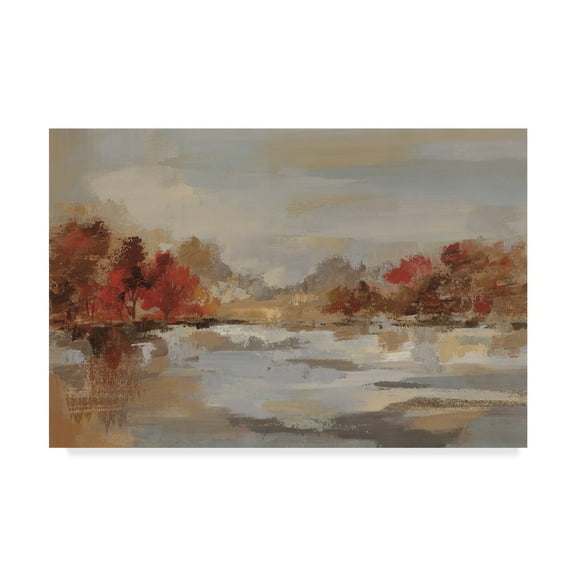 Trademark Fine Art 'Late Fall Reminiscense Crop' Canvas Art by Silvia Vassileva
