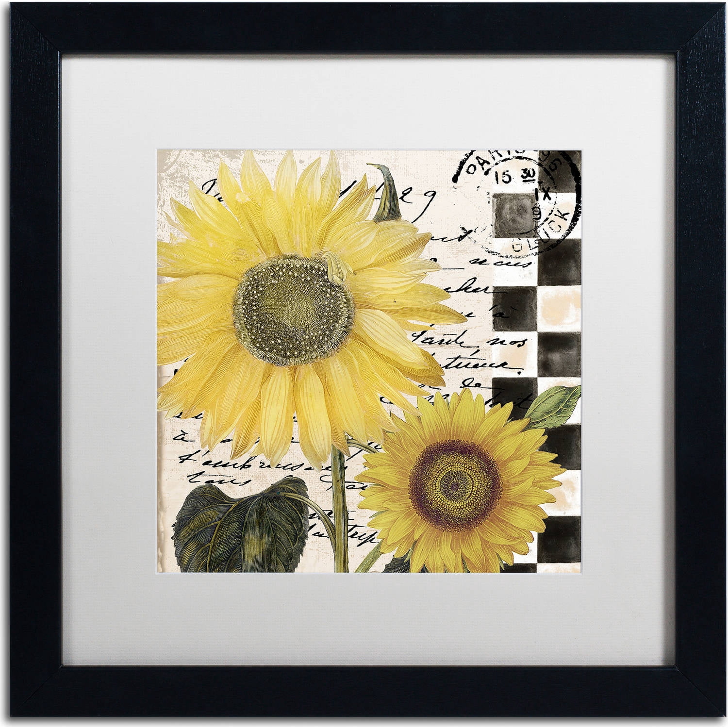 Trademark Fine Art "Late Summer I" Canvas Art by Color Bakery, White Matte, Black Frame