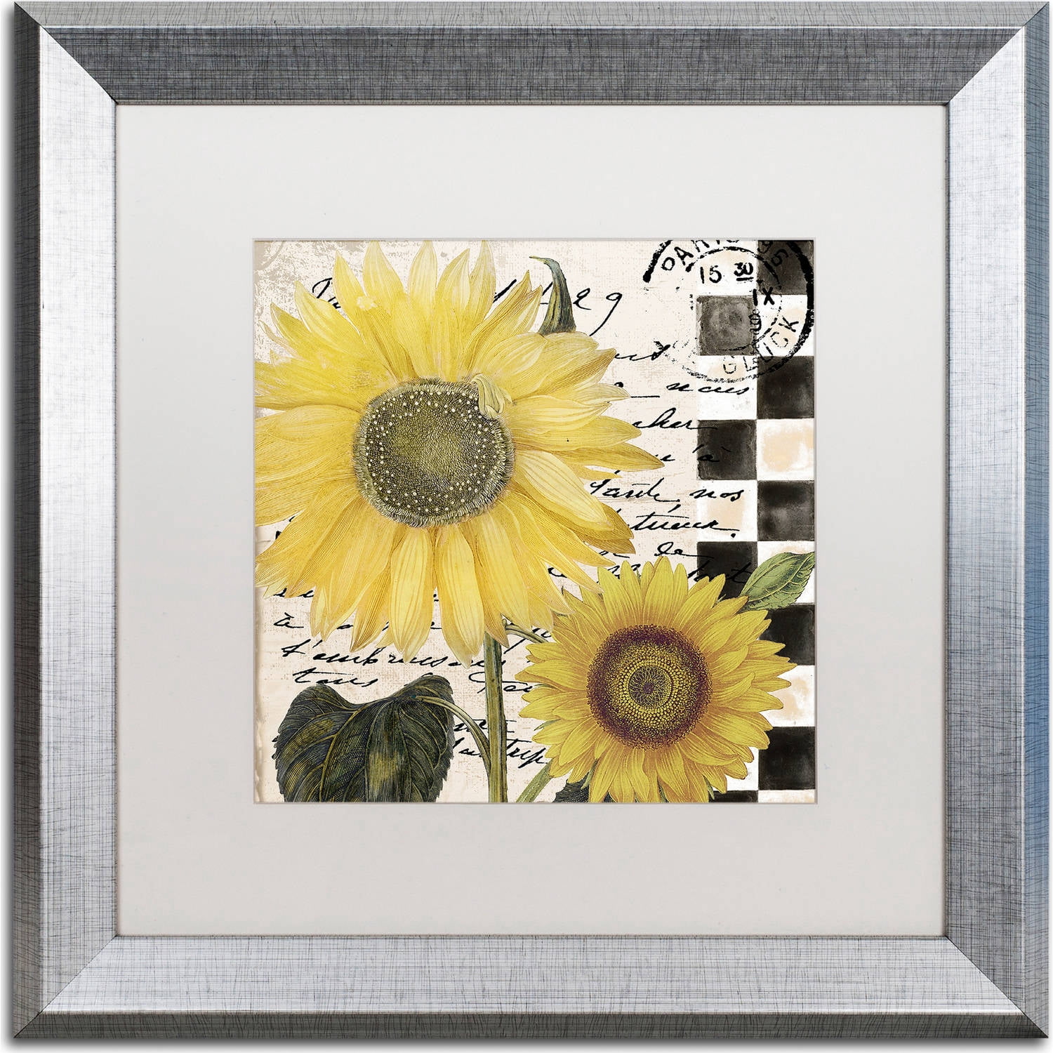 Trademark Fine Art "Late Summer I" Canvas Art by Color Bakery, White Matte, Silver Frame