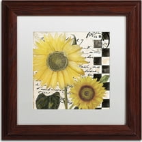 Trademark Fine Art "Late Summer I" Canvas Art by Color Bakery, White Matte, Wood Frame