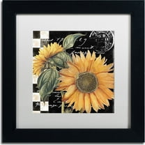 Trademark Fine Art "Late Summer II" Canvas Art by Color Bakery, White Matte, Black Frame