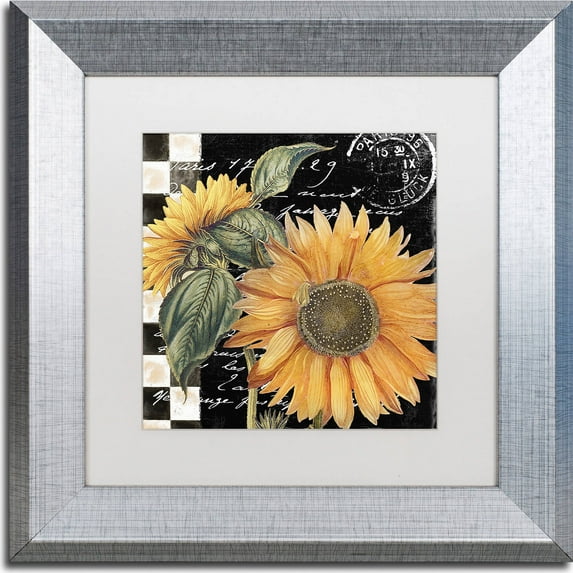 Trademark Fine Art "Late Summer II" Canvas Art by Color Bakery, White Matte, Silver Frame