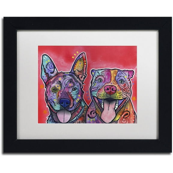 Trademark Fine Art "Latte Hijiki" Canvas Art by Dean Russo, White Matte, Black Frame