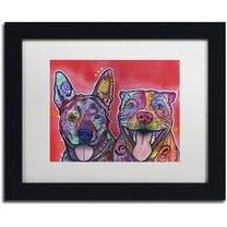 Trademark Fine Art "Latte Hijiki" Canvas Art by Dean Russo, White Matte, Black Frame