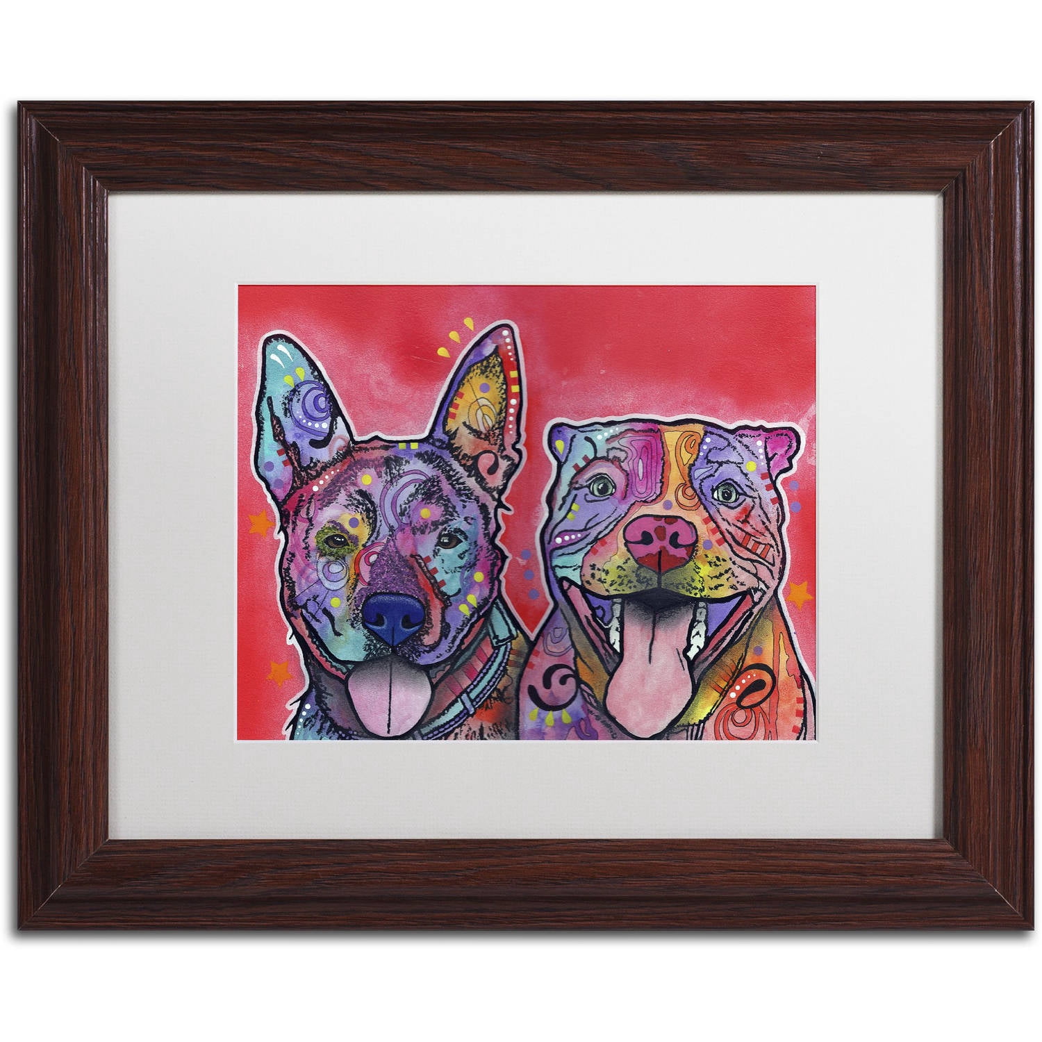 Trademark Fine Art "Latte Hijiki" Canvas Art by Dean Russo, White Matte, Wood Frame