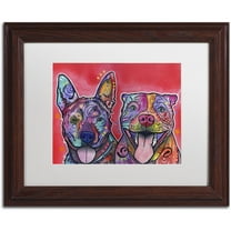 Trademark Fine Art "Latte Hijiki" Canvas Art by Dean Russo, White Matte, Wood Frame