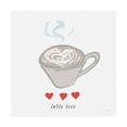 thumbnail image 1 of Trademark Fine Art 'Latte Love' Canvas Art by Sue Schlabach, 1 of 3