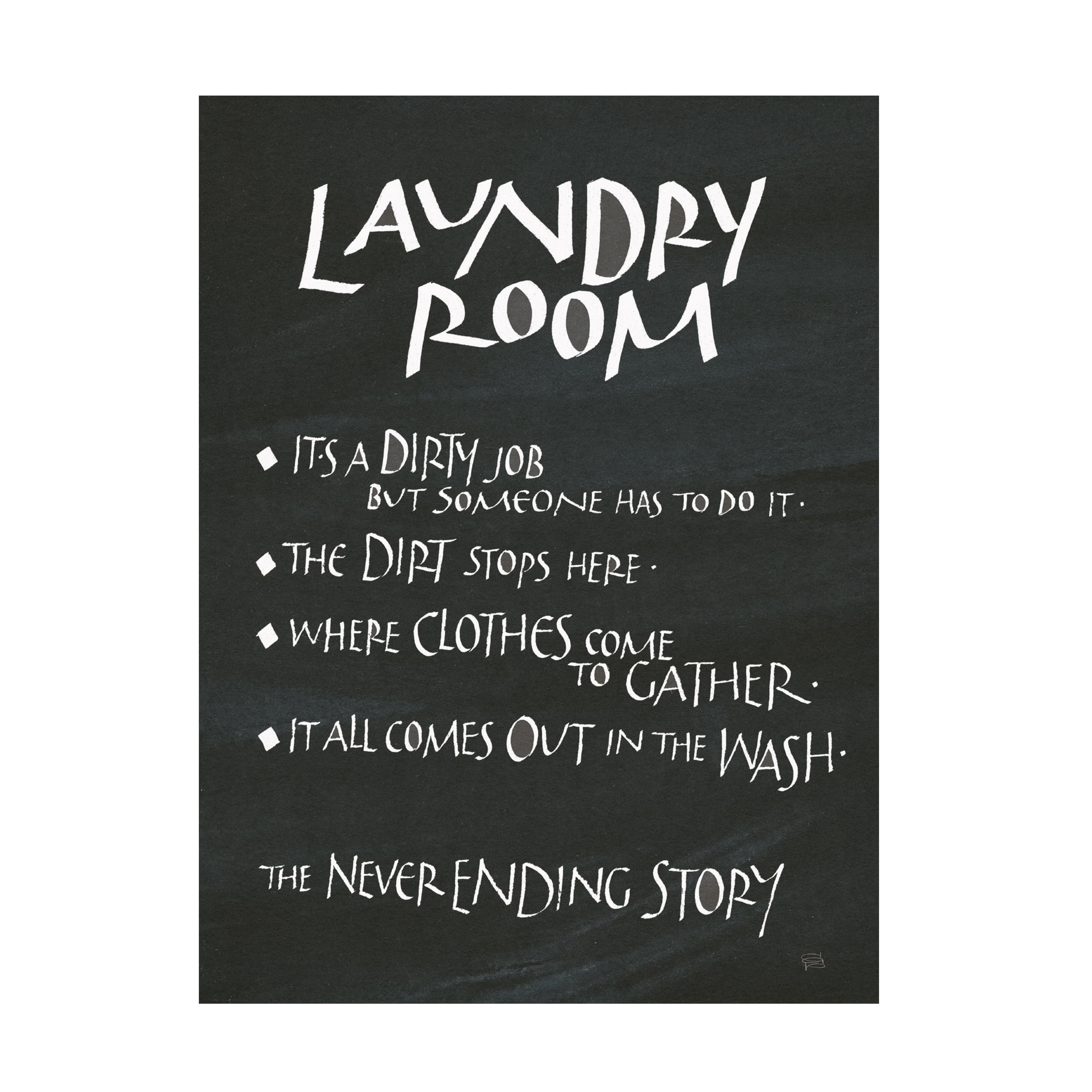 Trademark Fine Art 'Laundry Room Sayings' Canvas Art by Chris Paschke