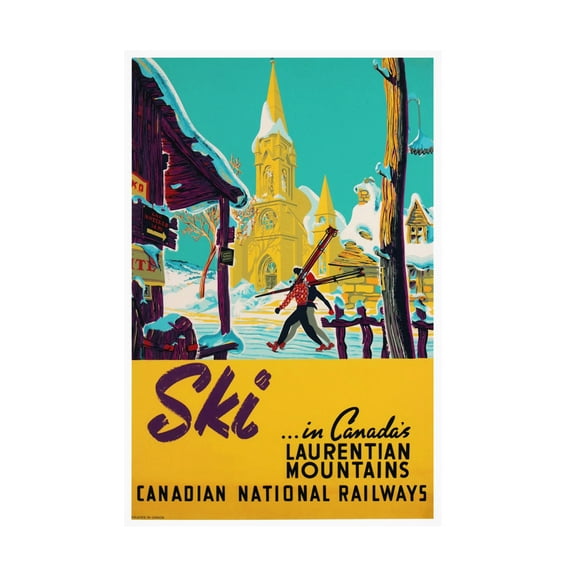 Trademark Fine Art 'Laurentian' Canvas Art by Vintage Lavoie