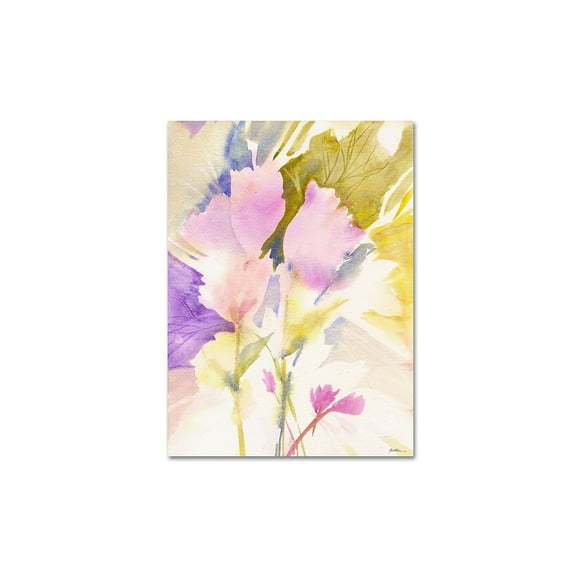 Trademark Fine Art "Lavender Shadows" Canvas Wall Art by Sheila Golden