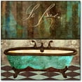 thumbnail image 1 of Trademark Fine Art "Le Bain Aqua" Canvas Art by Color Bakery, 1 of 1