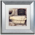 thumbnail image 1 of Trademark Fine Art "Le Bain Paris I" Canvas Art by Color Bakery White Matte, Silver Frame, 1 of 4