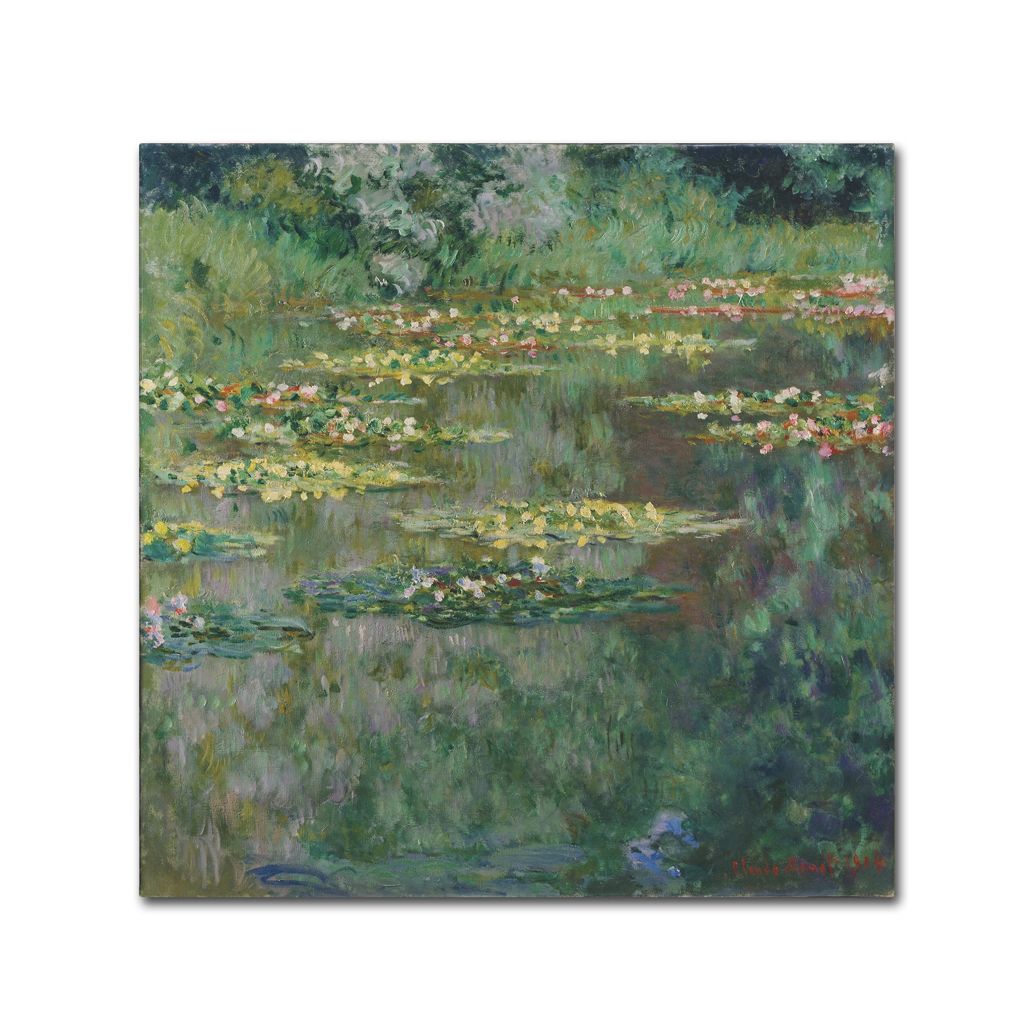 Trademark Fine Art 'Le Bassin Des Nympheas' Canvas Art by Monet