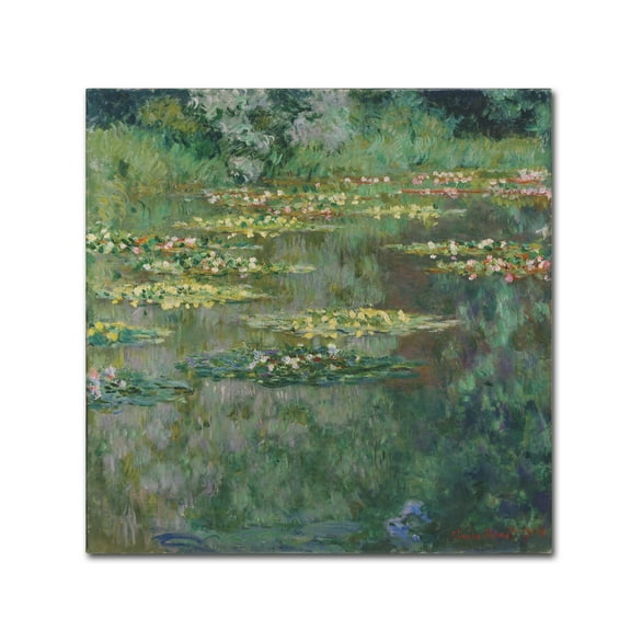 Trademark Fine Art 'Le Bassin Des Nympheas' Canvas Art by Monet