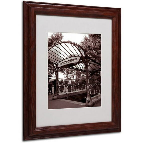 Trademark Fine Art 'Le Metro as Art 2' Matted Framed Art by Kathy Yates