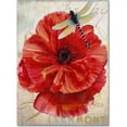 thumbnail image 1 of Trademark Fine Art "Le Pavot Dragonfly" Canvas Art by Color Bakery, 1 of 4