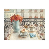 Trademark Fine Art 'Le Petit Dejeuner' Canvas Art by Danhui Nai