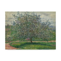 Trademark Fine Art 'Le Pommier, 1879 ' Canvas Art by Claude Monet