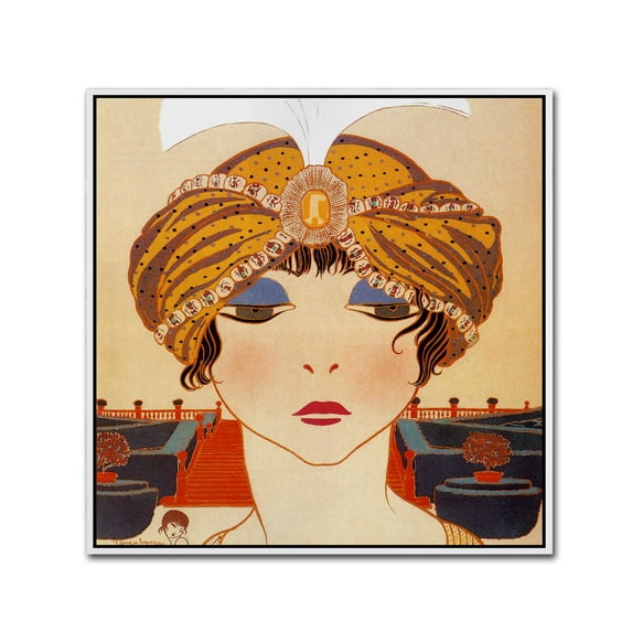 Trademark Fine Art 'Le Turban' Canvas Art by Vintage Lavoie