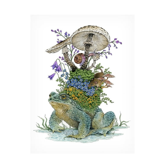 Trademark Fine Art Lea Chaillaud Away With the Fairies Canvas Wall Art