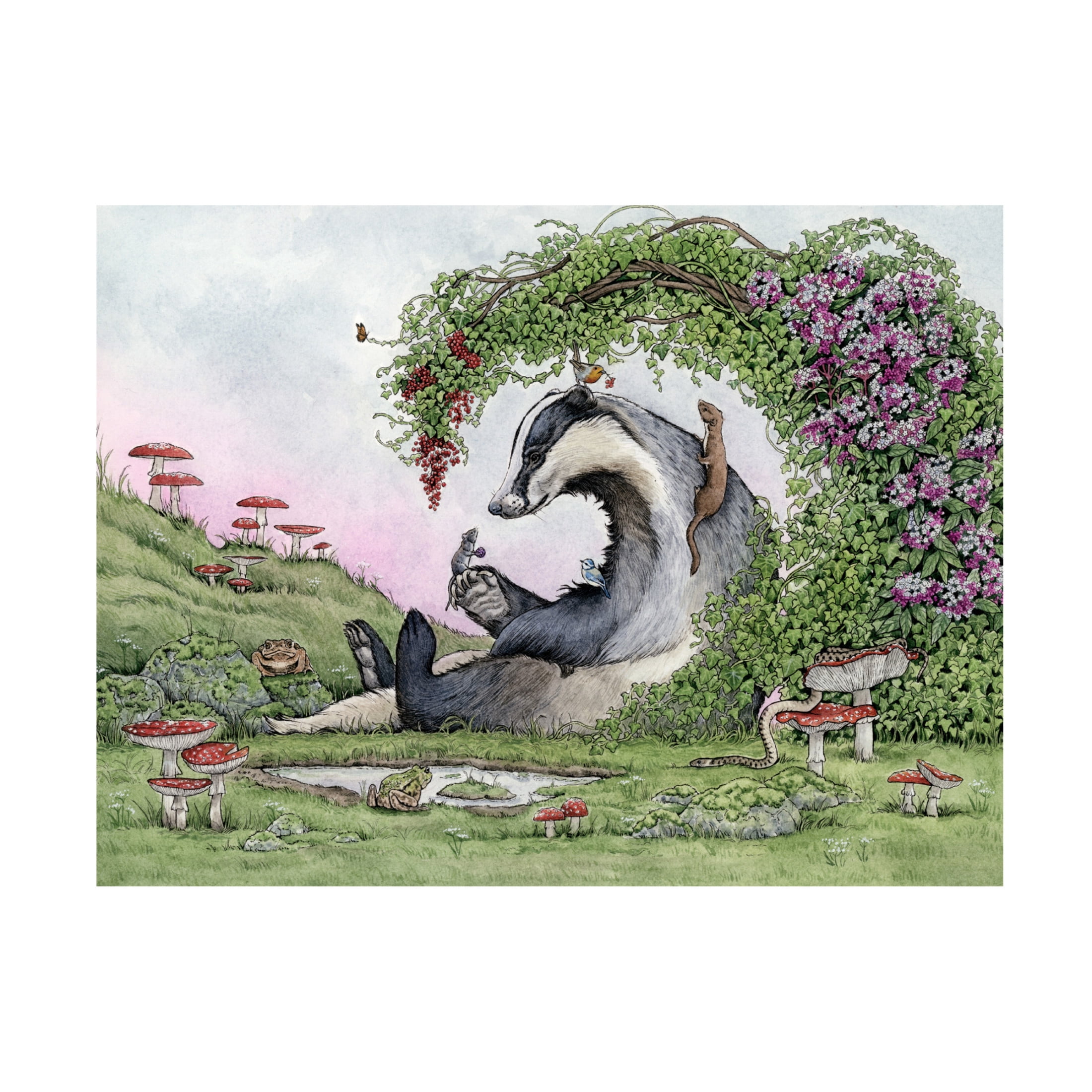 Trademark Fine Art Lea Chaillaud  Edge of the Meadow Canvas Wall Art