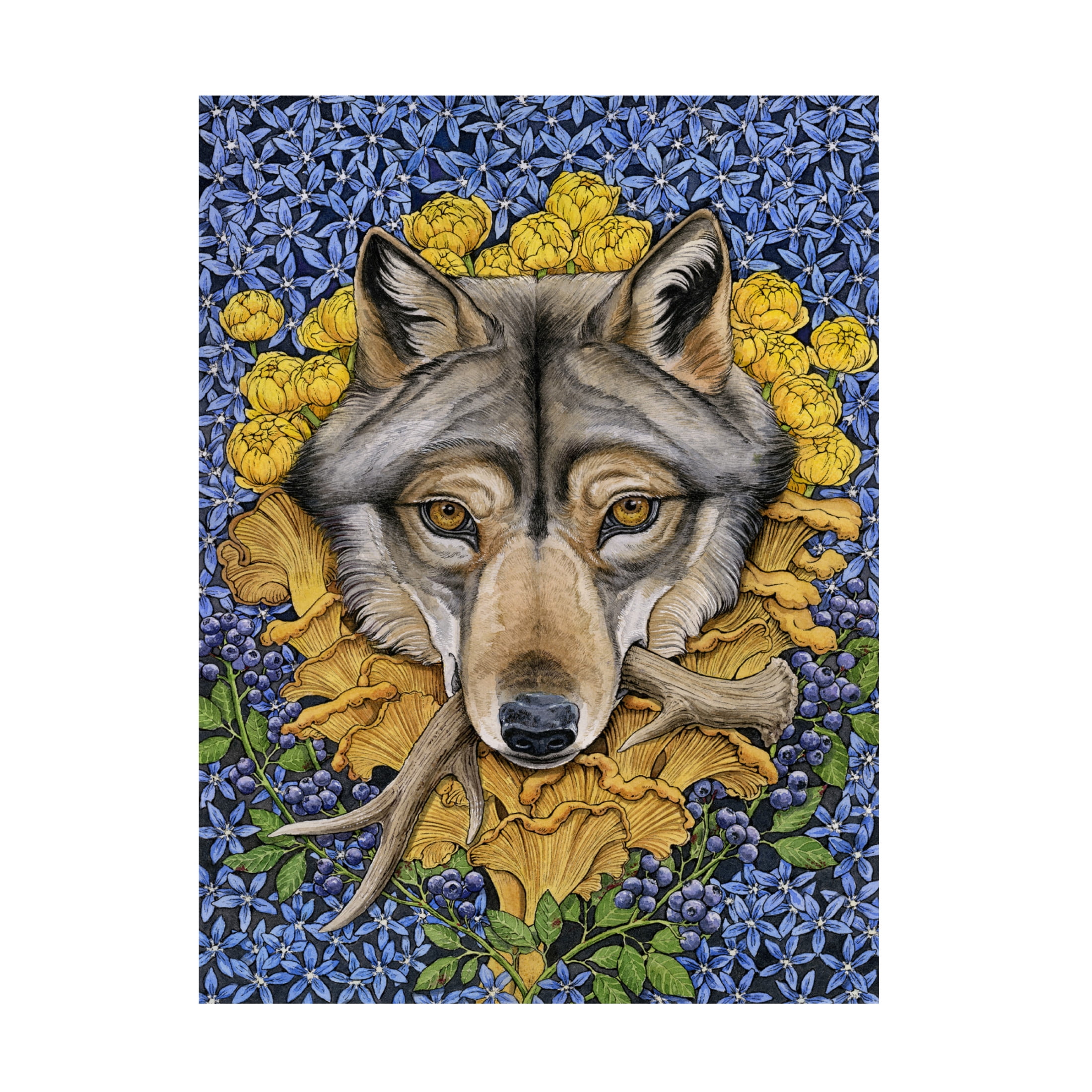 Trademark Fine Art Lea Chaillaud Flourish Canvas Wall Art