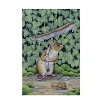 Trademark Fine Art Lea Chaillaud Spring Shower Canvas Wall Art