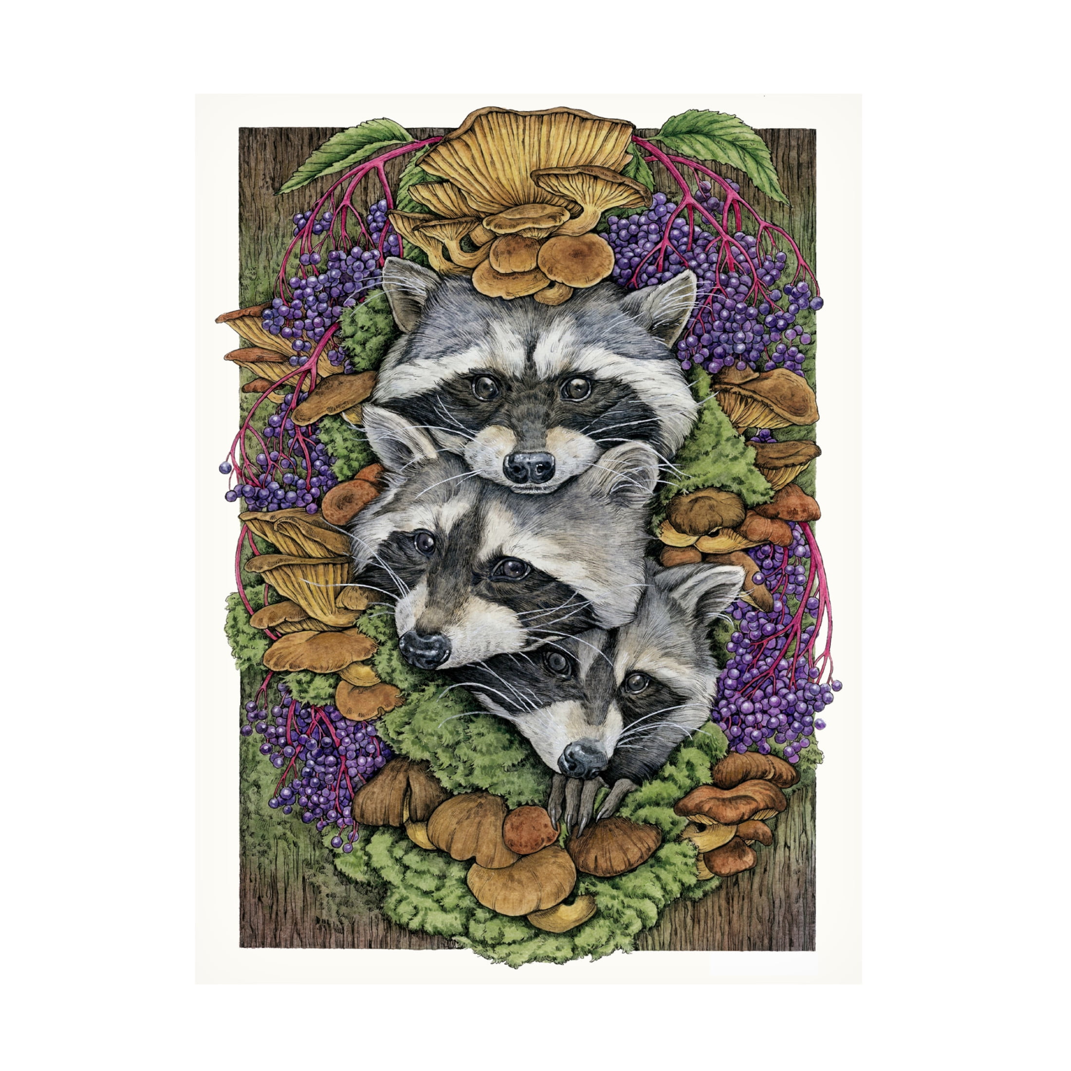 Trademark Fine Art Lea Chaillaud The Tree Keepers Canvas Wall Art
