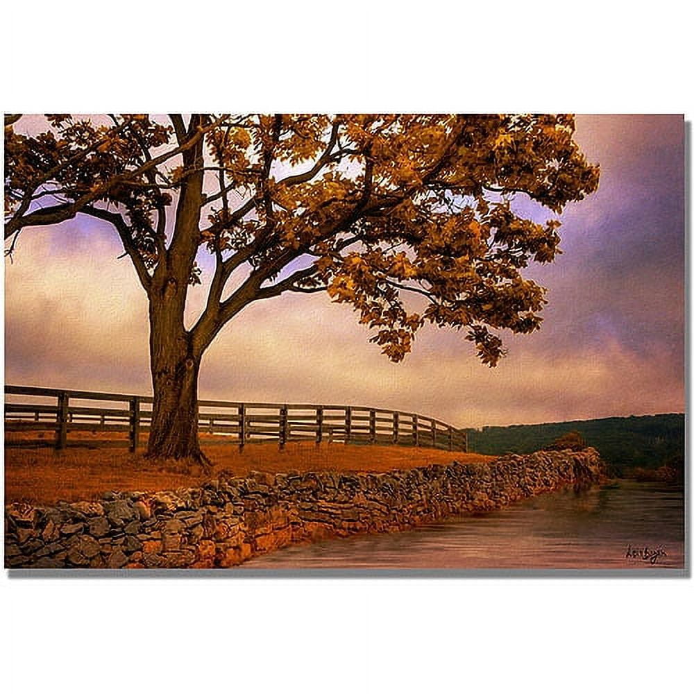 Trademark Fine Art "Leading Line" Canvas Wall Art by Lois Bryan