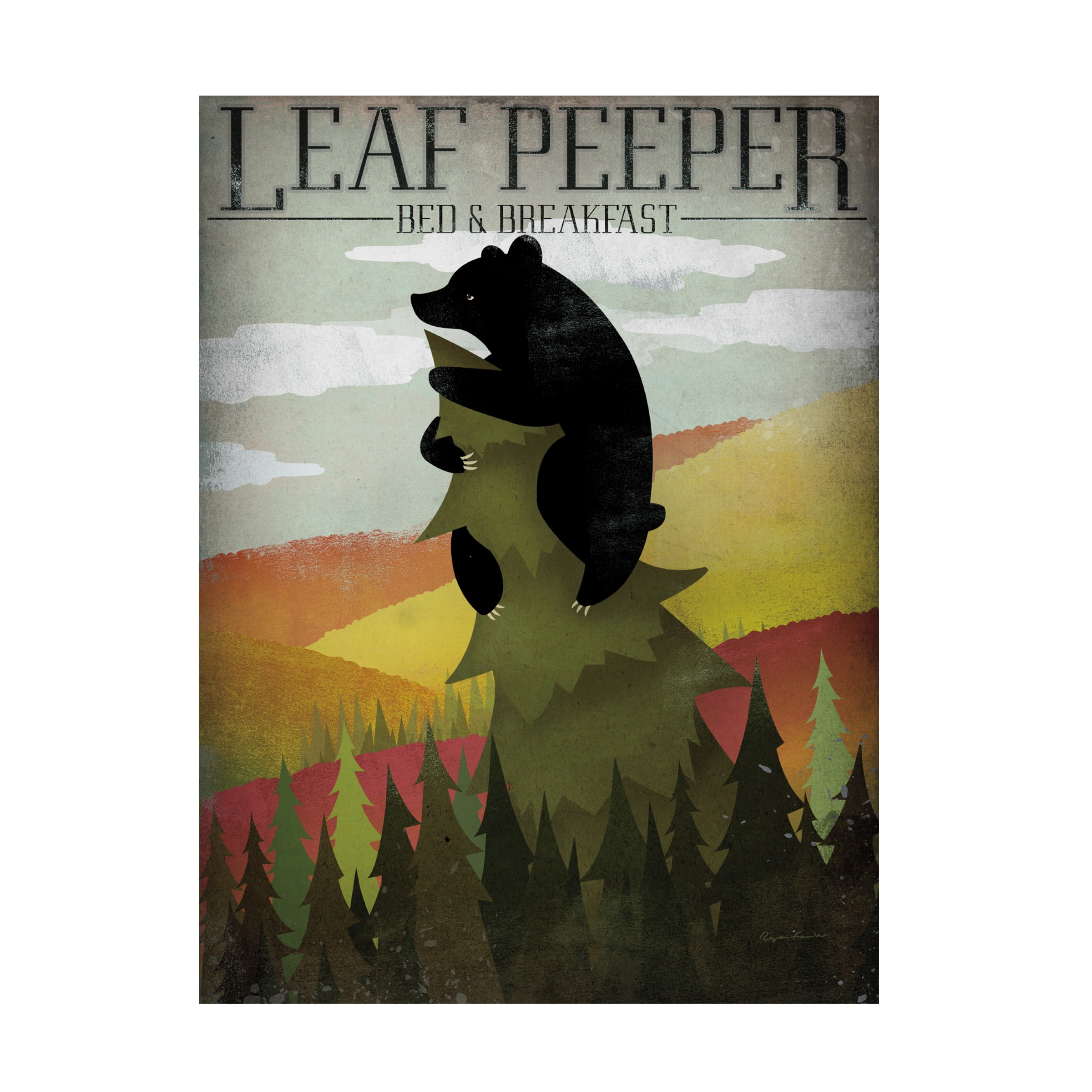 Trademark Fine Art 'Leaf Peeper' Canvas Art by Ryan Fowler
