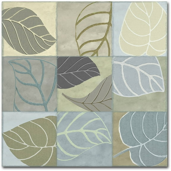 Trademark Fine Art "Leaf Story IV" Canvas Art by Color Bakery