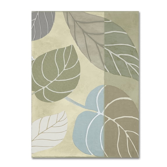 Trademark Fine Art "Leaf Story VI" Canvas Art by Color Bakery