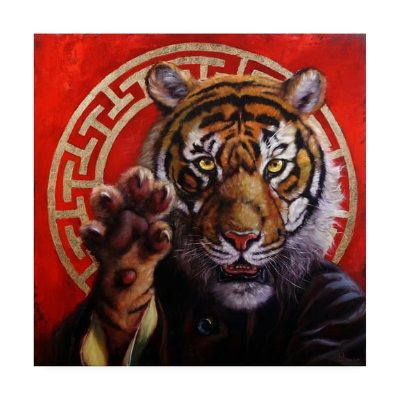 Trademark Fine Art 'Legend of Tiger Claw' Canvas Art by Lucia Hefferna