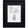 thumbnail image 1 of Trademark Fine Art "Lego Man Patent 1979 White" Canvas Art by Claire Doherty, Black Matte, Black Frame, 1 of 4