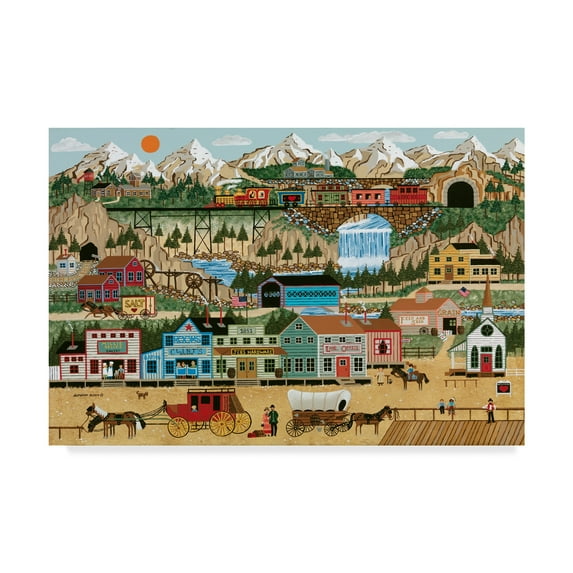 Trademark Fine Art 'Lehi Valley' Canvas Art by Anthony Kleem