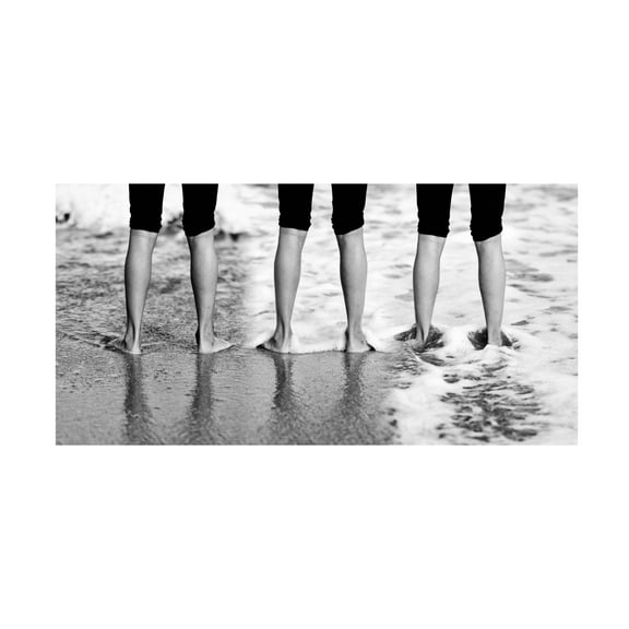 Trademark Fine Art Leif Londal Wet Feet. Canvas Wall Art
