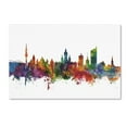 thumbnail image 1 of Trademark Fine Art 'Leipzig Germany Skyline IV' Canvas Art by Michael Tompsett, 1 of 3