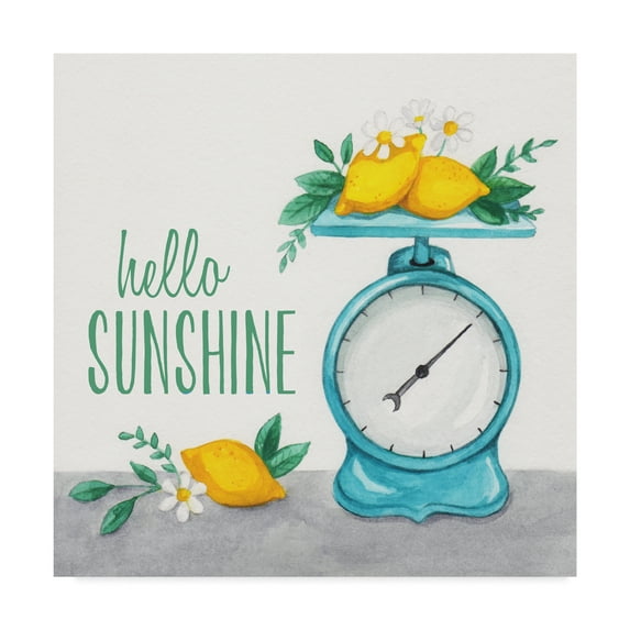 Trademark Fine Art 'Lemon Scale I' Canvas Art by Gabrielle McClure