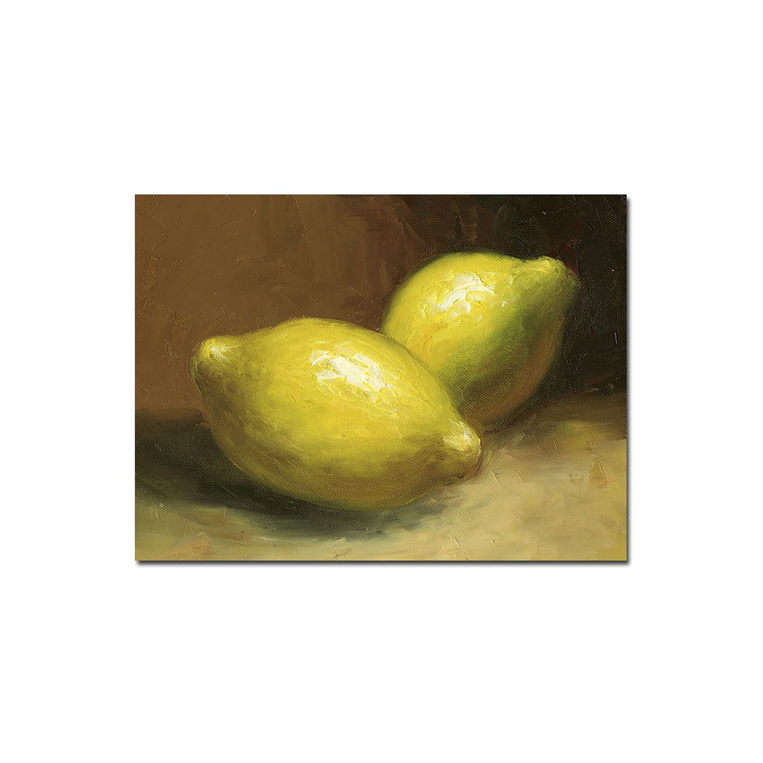 Trademark Fine Art "Lemons" Canvas Art