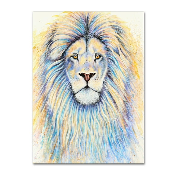 Trademark Fine Art 'Leo The Lion' Canvas Art by Michelle Faber