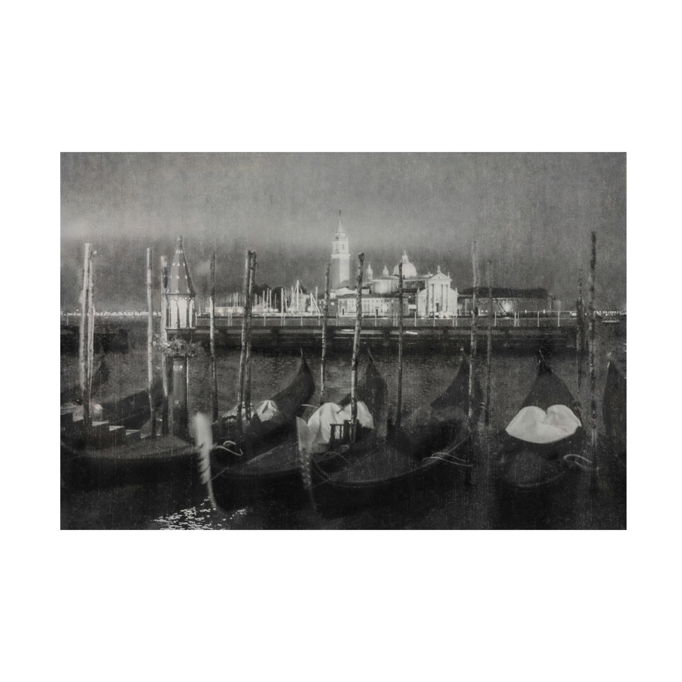 Trademark Fine Art Leonid Yermoshkin Rainy Night in Venice Canvas Wall Art