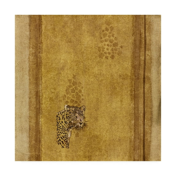 Trademark Fine Art 'Leopard Over Bold' Canvas Art by Pablo Esteban