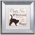 thumbnail image 1 of Trademark Fine Art "Les Chats II" Canvas Art by Color Bakery White Matte, Silver Frame, 1 of 1