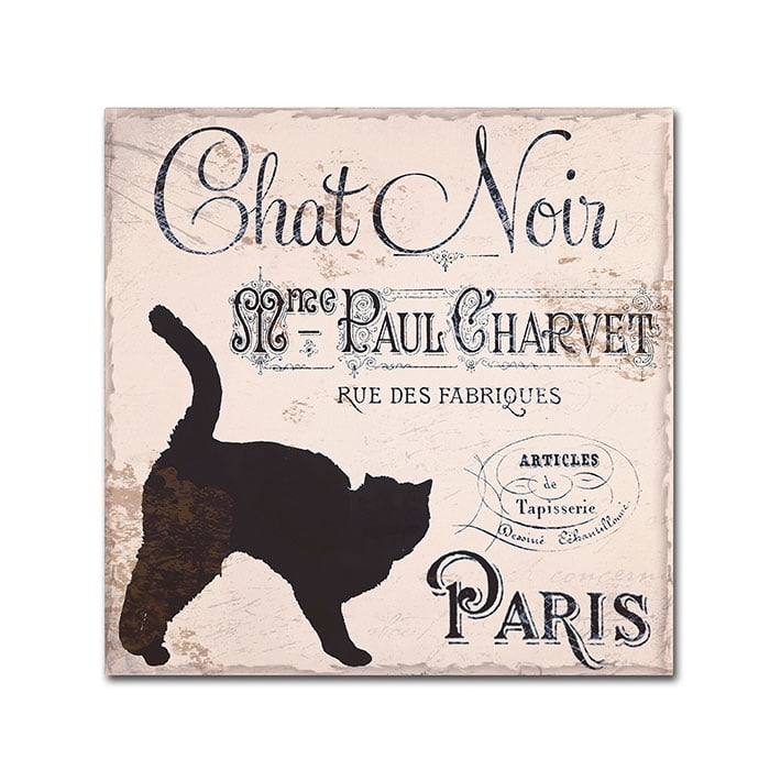 Trademark Fine Art "Les Chats II" Canvas Art by Color Bakery
